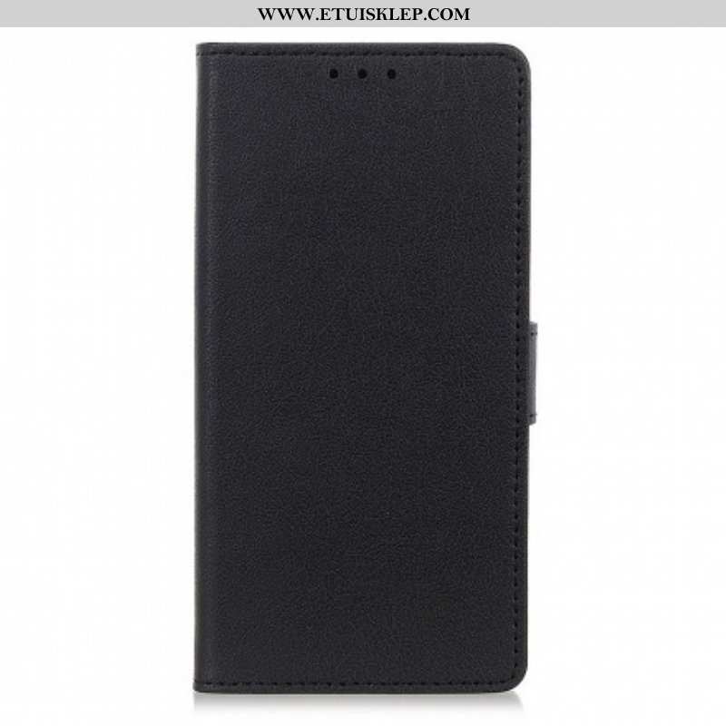 Etui Na Telefon Pokrowce do Realme 8 / 8 Pro Klasyczna Sztuczna Skóra